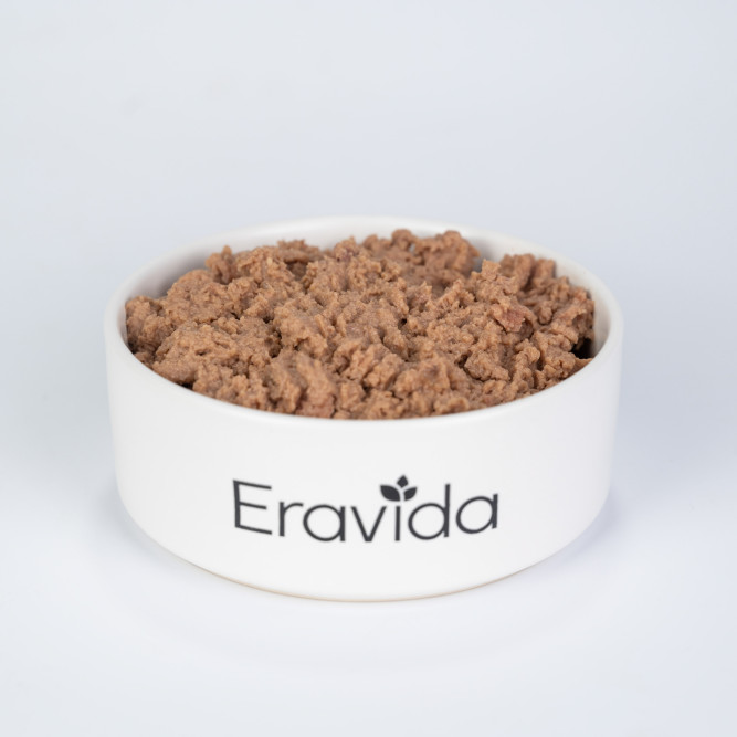 Eravida влажный корм для взрослых собак с кусочками ягненка, в консервах - 400 г х 6 шт