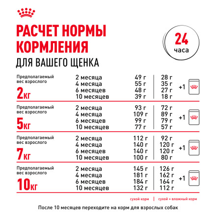 Royal Canin Mini Puppy влажный корм для щенков мелких пород в возрасте до 10 месяцев, кусочки в соусе, в паучах - 85 г х 28 шт