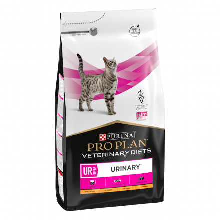 Purina Pro Plan Veterinary Diets UR ST/OX Urinary сухой корм для взрослых кошек при болезни нижних отделов мочевыводящих путей с курицей - 5 кг