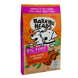 Barking Heads Bowl Lickin' Chicken &quot;До последнего кусочка&quot; сухой корм для взрослых собак крупных пород, с курицей и рисом - 12 кг