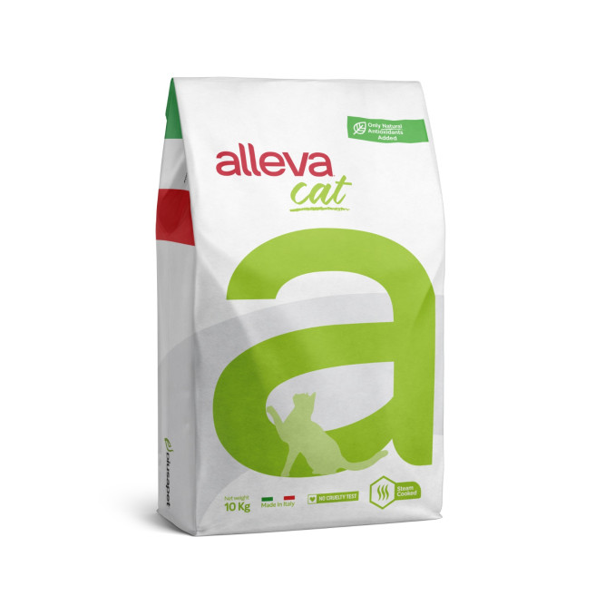 Alleva Holistic Cat Adult Lamb And Venison сухой корм для взрослых кошек с ягненком, олениной, коноплей и женьшенем - 10 кг