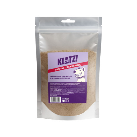 KLATZ! лакомство для собак всех пород и возрастов &quot;Молотый рубец&quot; - 100 г