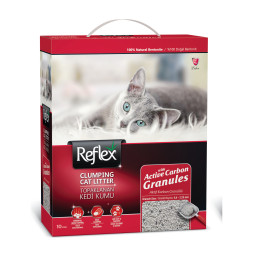 Reflex комкующийся наполнитель для кошачьих туалетов, сверхпрочное комкование - 10 л (8,5 кг)