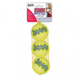Игрушка-набор Kong Air &quot;Теннисный мяч&quot; для собак мелких охотничьих пород, диаметр 3 см