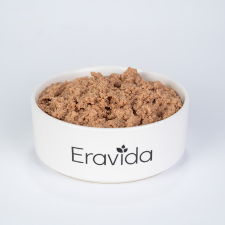 Eravida влажный корм для взрослых собак с кусочками кролика, в консервах - 400 г х 6 шт