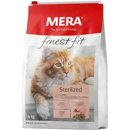 Mera Finest Fit Sterilized сухой корм для стерилизованных кошек с курицей - 4 кг