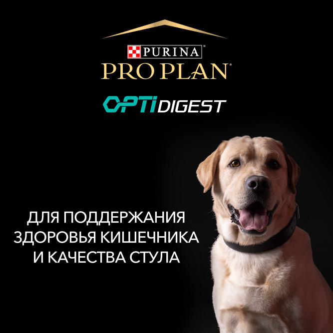 Pro Plan Adult Sensitive Digestion сухой корм для взрослых собак крупных пород с атлетическим телосложением с чувствительным пищеварением, с ягненком - 3 кг
