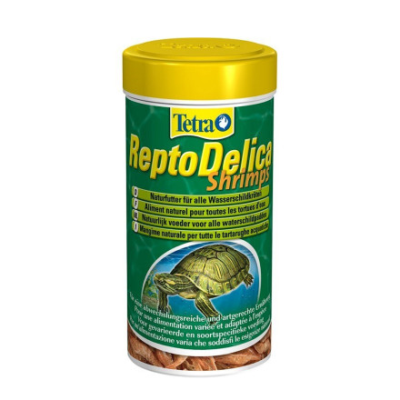 Tetra ReptoMin Delica Shrimps лакомство креветки для водных черепах - 250 мл