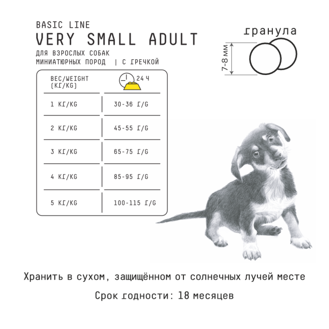 AJO Dog Very Small Adult сухой корм для взрослых собак миниатюрных пород с индейкой, ягненком и гречкой - 1,5 кг