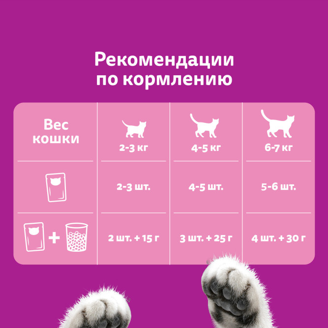 Whiskas влажный корм для взрослых кошек, желе с говядиной и кроликом, в паучах - 75 г х 28 шт