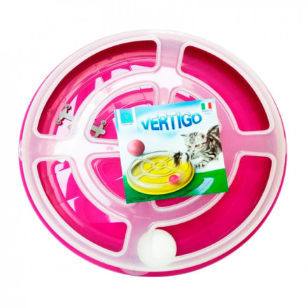 Georplast Vertigo игрушка для кошек с шариком из пластика в ассортименте