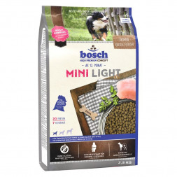 Сухой корм Bosch Mini Light для собак мелких пород, склонных к полноте, с мясом птицы и просо - 2,5 кг