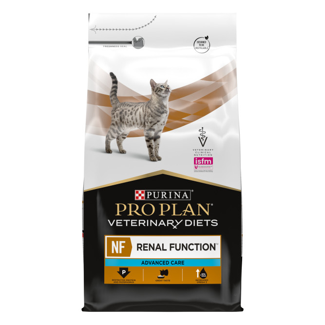 Purina Pro Plan Veterinary Diets NF Renal Function Advanced Care (Поздняя стадия) сухой корм для взрослых кошек при хронической почечной недостаточности - 5 кг