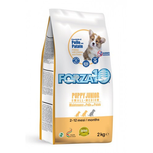 Forza10 Maintenance Puppy Mini Pollo сухой корм для щенков мелких пород с 2 до 12 мес и сук в период беременности и лактации с курицей - 2 кг