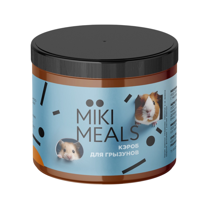 Mikimeals кэроб для грызунов - 150 г