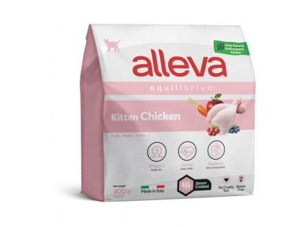 Alleva Equilibrium Kitten сухой корм для котят с курицей - 400 г