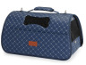 Изображение товара Camon сумка-переноска для кошек стеганая, синяя, 42x25x25 см