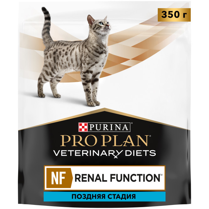Purina Pro Plan Veterinary Diets NF Renal Function Advanced care (Поздняя стадия) сухой корм для взрослых кошек при хронической почечной недостаточности - 350 г