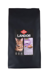 LANDOR MONOPROTEIN сухой корм для котят, с индейкой - 10 кг