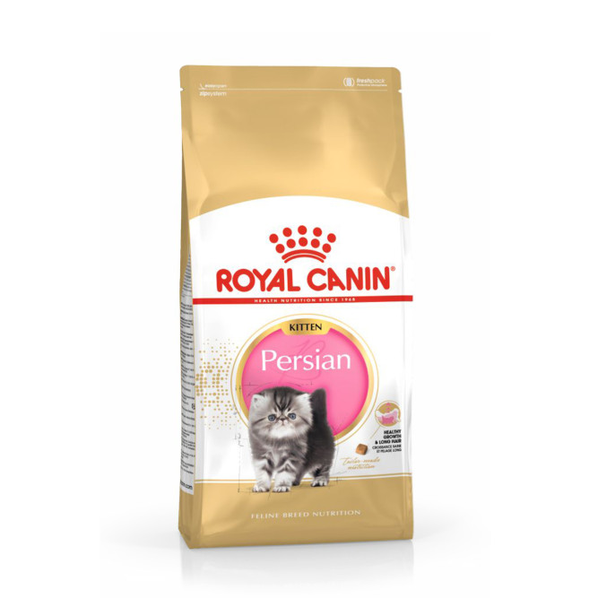 Royal Canin Kitten Persian сухой корм для котят персидской породы от 2 до 12 месяцев, беременных и кормящих кошек - 400 г