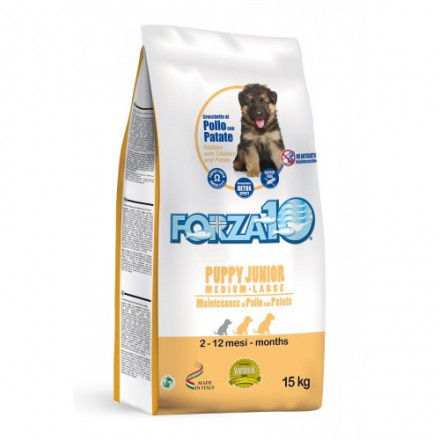 Forza10 Maintenance сухой корм для щенков средних /крупных пород (с 2,5 мес ), также для сук в период беременности и лактации из курицы с картофелем - 15 кг