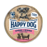 Изображение товара Happy Dog Natur Line паштет для щенков с чувствительным пищеварением с ягненком, печенью, сердцем и рисом - 125 гр х 10 шт