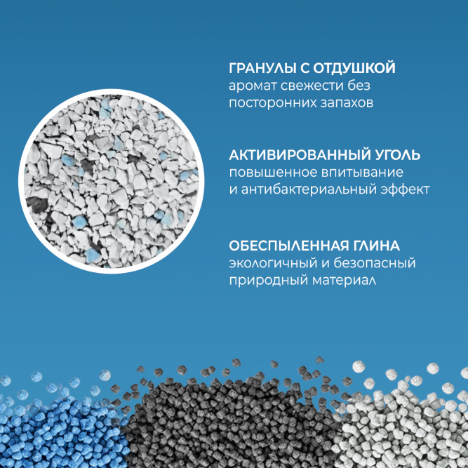 Fresh Comfort впитывающий наполнитель для кошачьего туалета с активированным углем - 4 кг