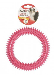 Camon игрушка для собак кольцо массажное резиновое, 17 см