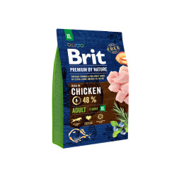 Brit Premium by Nature Adult XL сухой корм для собак гигантских пород с курицей - 3 кг