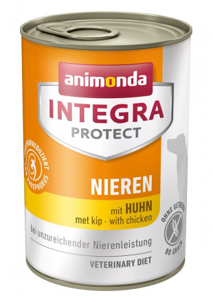 Animonda Integra Protect Renal влажный корм для взрослых собак при хронической почечной недостаточности с курицей в консервах - 400 г (6 шт в уп)