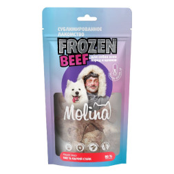 Molina Frozen сублимированное лакомство для собак всех пород и щенков &quot;Бычий стейк&quot; - 55 г