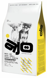 AJO Dog Very Small Puppy&amp;Junior сухой корм для щенков миниатюрных пород с индейкой и гречкой - 8 кг