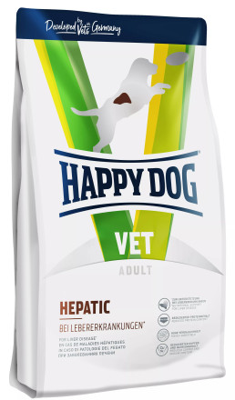 Happy Dog Vet Diet Hepatic сухой корм для собак всех пород для восстановления и поддержания работы печени - 4 кг