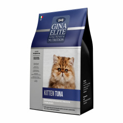 Gina Elite Kitten Tuna сухой корм для котят с тунцом - 1 кг