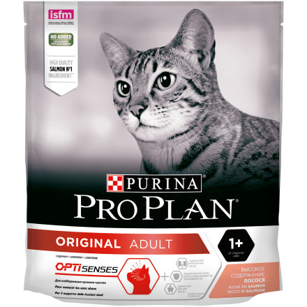 Purina Pro Plan Adult сухой корм для взрослых кошек с лососем - 400 г
