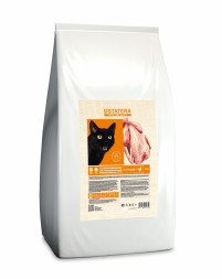 Statera сухой сбалансированный корм для взрослых стерилизованных кошек и кастрированных котов с курицей - 12 кг