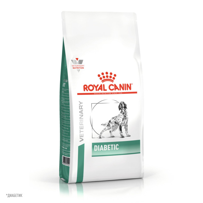 Royal Canin Diabetic Canine DS37 сухой корм для собак при ожирении 2 - й стадии или при сахарном диабете - 12 кг