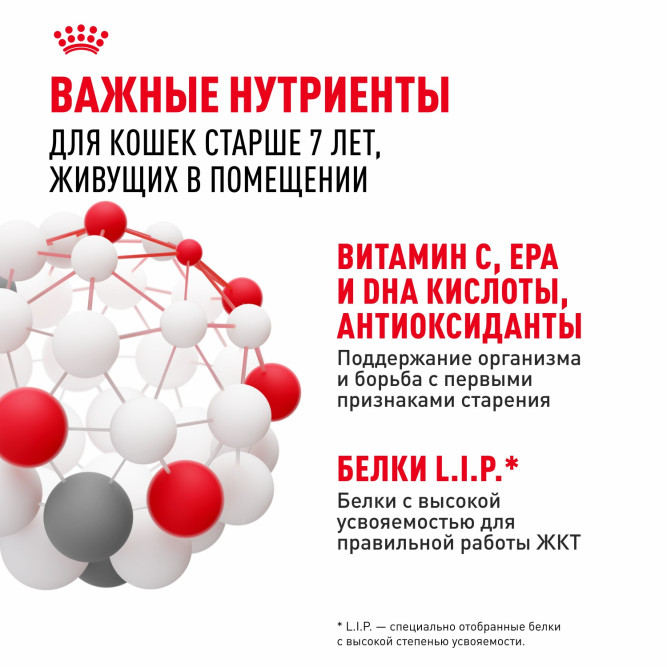 Royal Canin Indoor Sterilised 7+ влажный корм для стерилизованных кошек в возрасте от 7 до 12 лет, живущих в помещении, мелкие кусочки в соусе, в паучах - 85 г х 28 шт