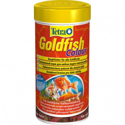 TetraGoldfish Colour корм в хлопьях для улучшения окраса золотых рыб 250 мл
