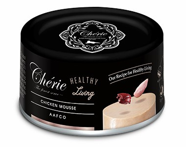 Pettric Cherie Healthy Living влажный корм для взрослых кошек мусс из курицы, в консервах - 80 г х 24 шт