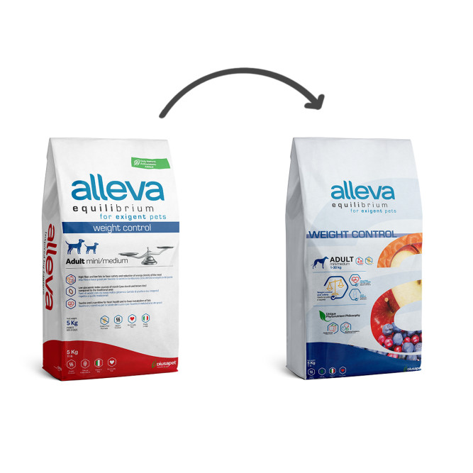 Alleva Equilibrium Weight Control Adult Mini/Medium сухой корм для взрослых собак мелких и средних пород для контроля веса - 5 кг