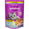 Изображение товара Whiskas сухой корм для стерилизованных кошек с курицей и вкусными подушечками - 350 г