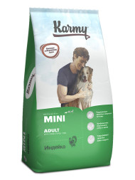 Karmy Mini Adult сухой корм для взрослых собак мелких пород с индейкой - 10 кг