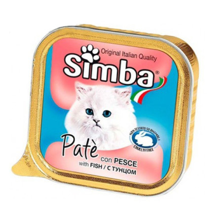 Simba Cat консервы для кошек паштет рыба - 100 грх 32