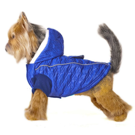 Happy Puppy куртка Синий иней для собак, размер 2, 25х39х24 см