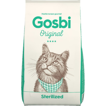 Gosbi Original сухой корм для стерилизованных кошек с курицей - 1 кг