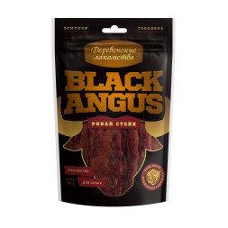 Деревенские лакомства Black Angus рибай стейк из говядины для собак - 50 г