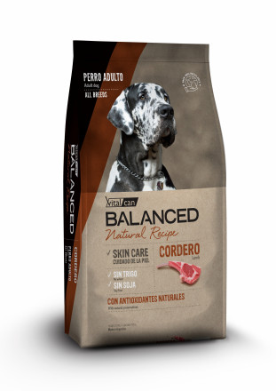 Vitalcan Balanced Dog Adult Natural Recipe сухой корм для взрослых собак с ягненком - 15 кг