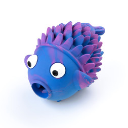 Mr.Kranch игрушка для собак Рыба-ёрш, 12 см, разноцветная, неароматизированная