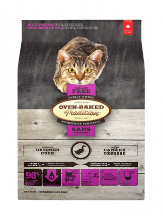 Oven Baked Tradition Adult Cat сухой беззерновой корм для взрослых кошек с уткой - 2,27 кг
